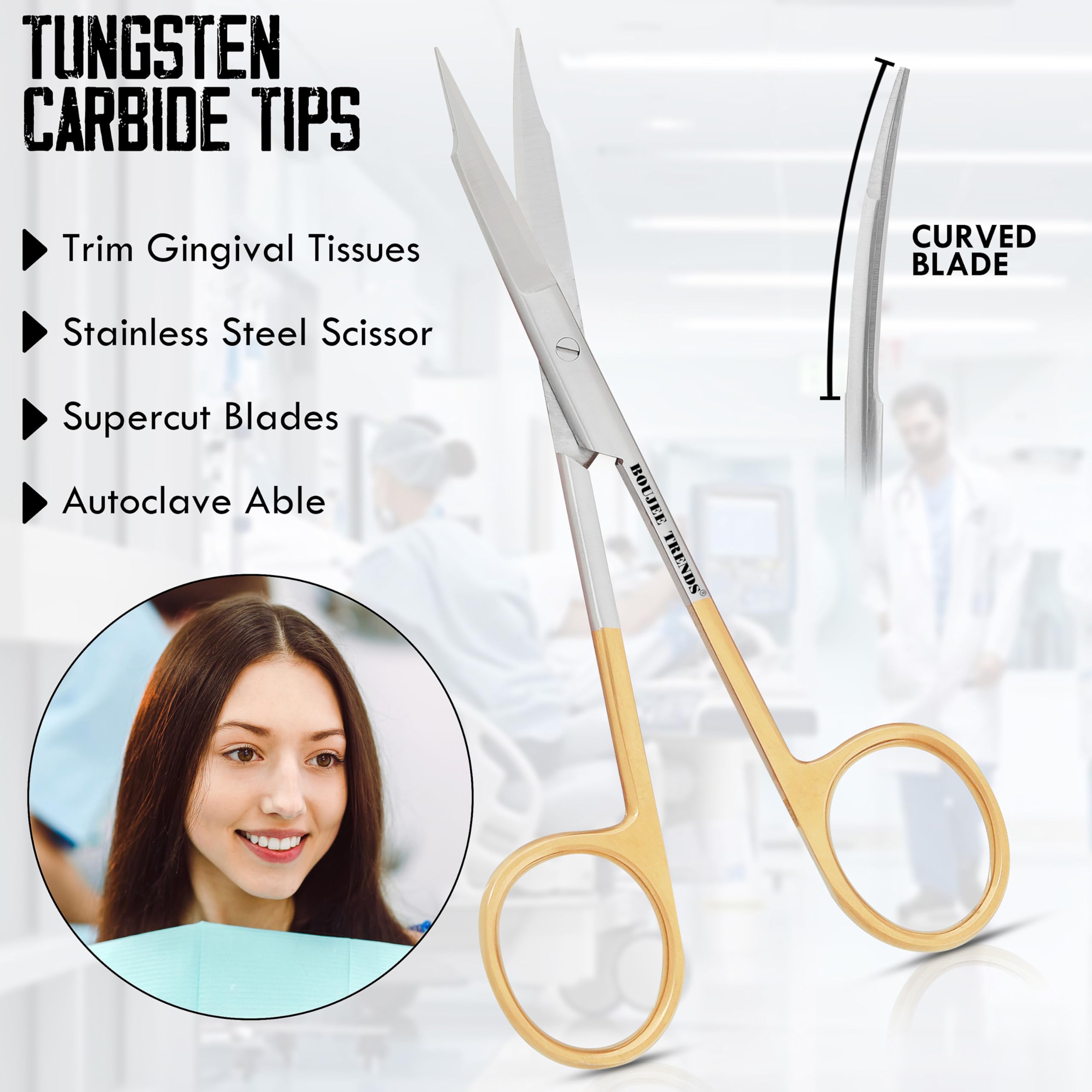 Amazon.com: TC Medical Goldman Fox 13 cm Curved Super Cut
